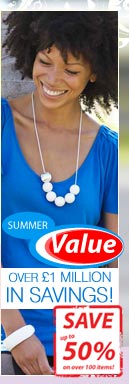 Over �1 million in savings on fashion and homewares!